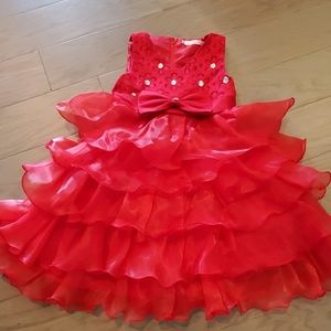 Red Beautiful Dress for Girls